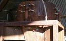 A large prototype of Frank Polifka's homemade Windhexe, a.k.a. 